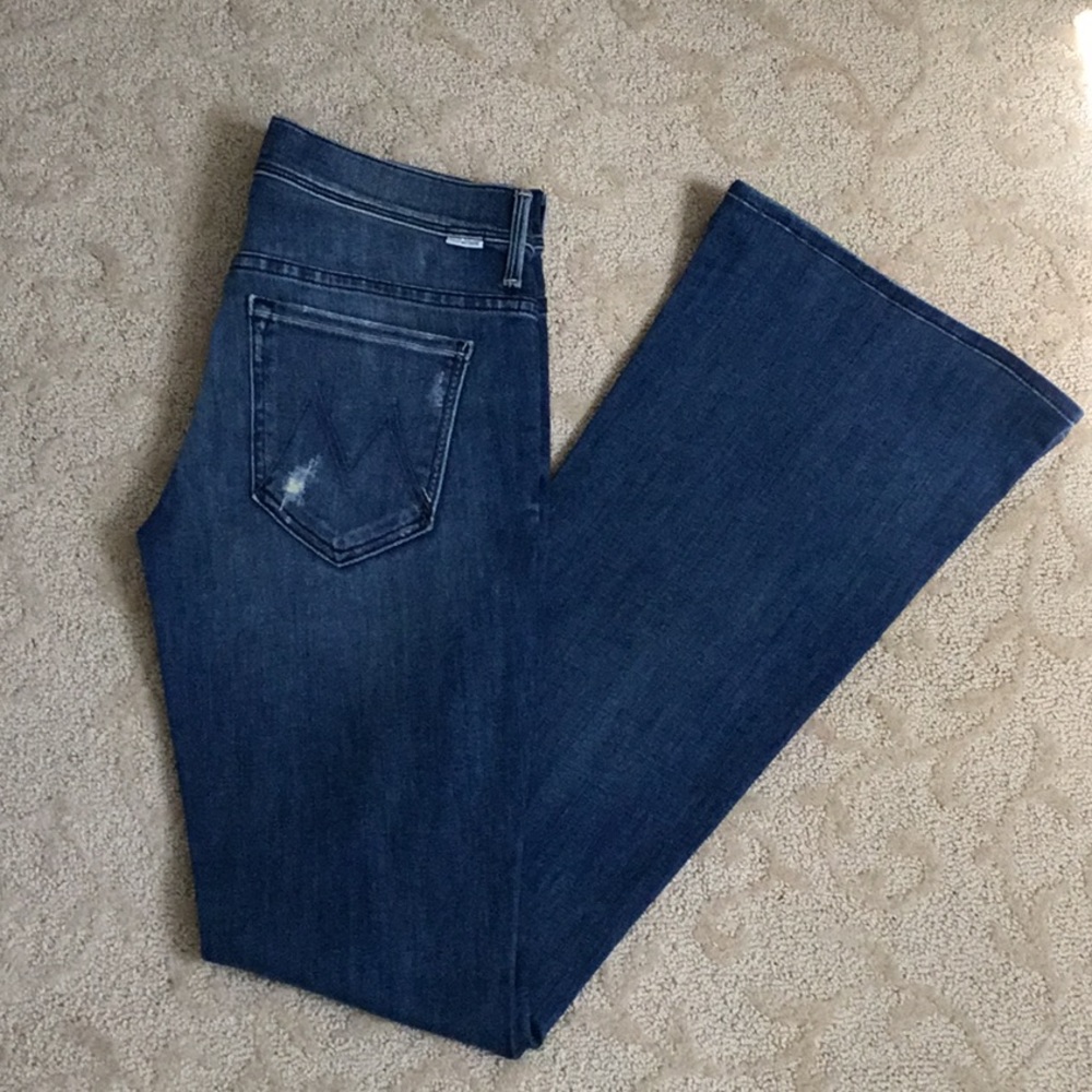 MOTHER denim THE CRUISER Graffiti Girl Size 27 NEW